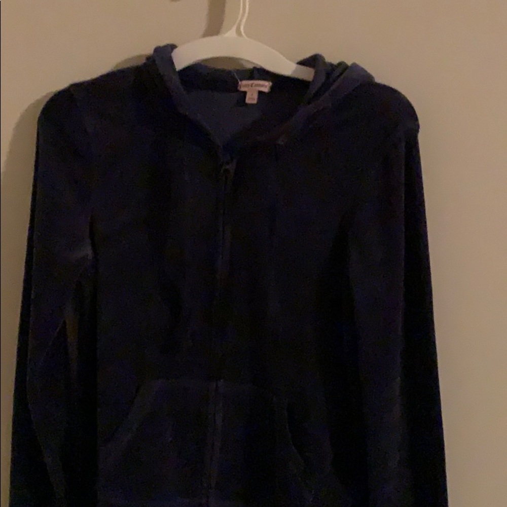 Juicy couture velour zip up